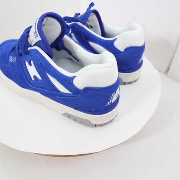 NEW BALANCE 550 SIZE 11D BLUE WHITE GRAY CLASSIC BASKETBALL SHOE BB550VNA - Picture 5 of 13